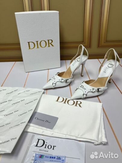 Туфли Новые Christian Dior черные (премиальные)