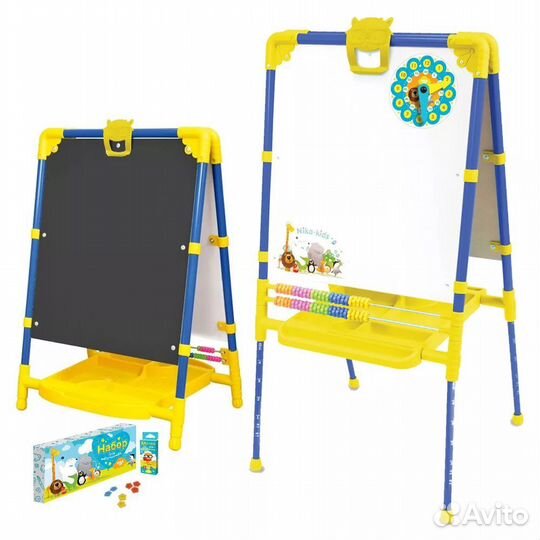 Мольберт детский двухсторонний для рисования