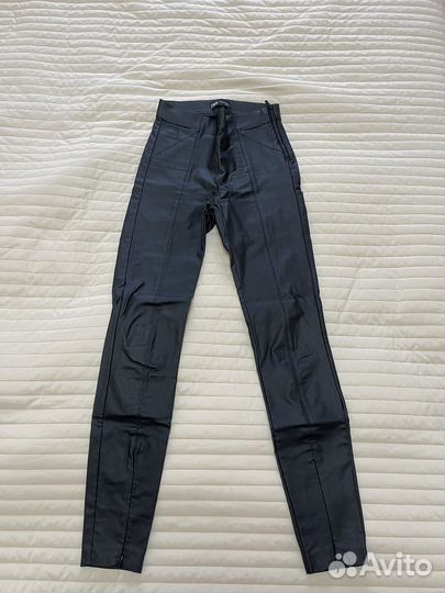 Кожаные штаны zara s