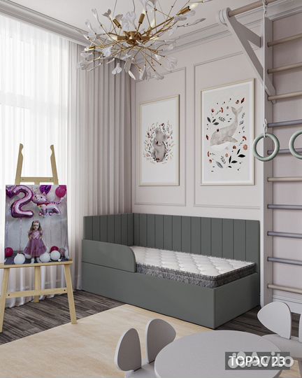 Детская кровать 80/160 с матрасом