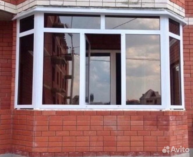 Балконы пвх под ключ