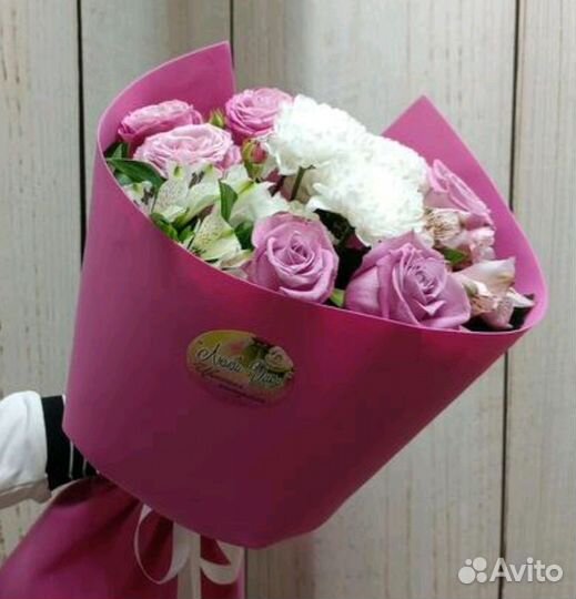 Букет цветов Хризантема Роза Доставка Самовы