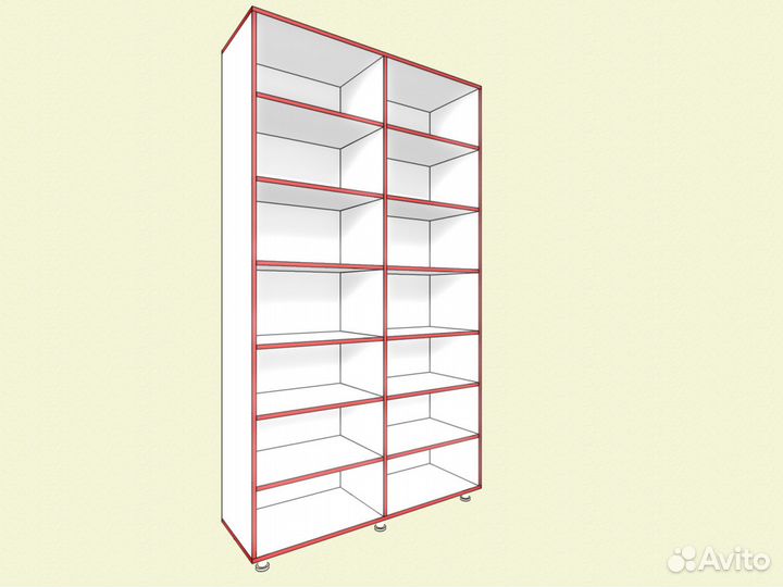 Торговые стеллажи из лдсп