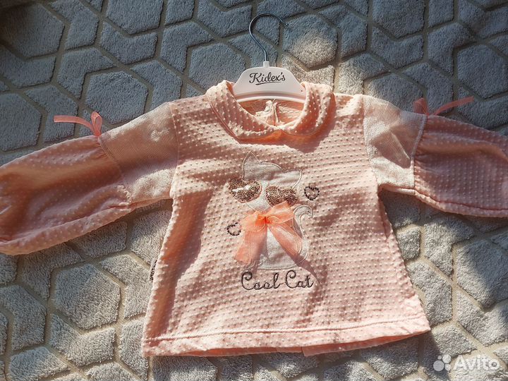 Новый комплект для девочки 68