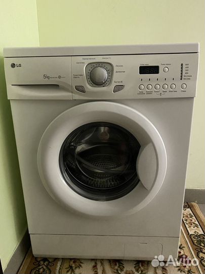 Стиральная машина бу lg 5 кг