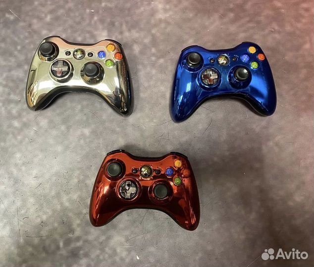 Геймпады Xbox 360 Chrome (оригинал)