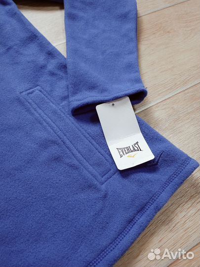 Спортивная флисовая кофта зип everlast сток новая