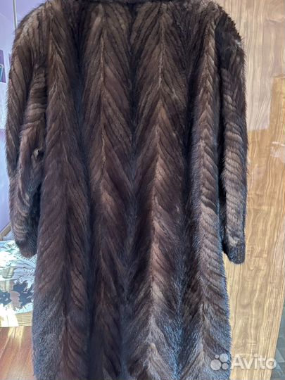 Шуба норковая 48 50 бу