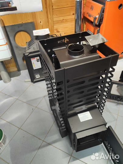 Печь для бани с внутренней каменкой