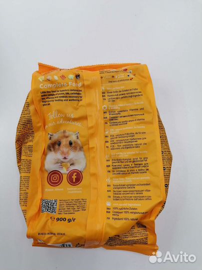 Корм для хомяков little one