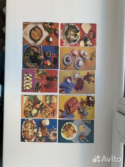 Открытки СССР кулинария 20 штук Цена за все