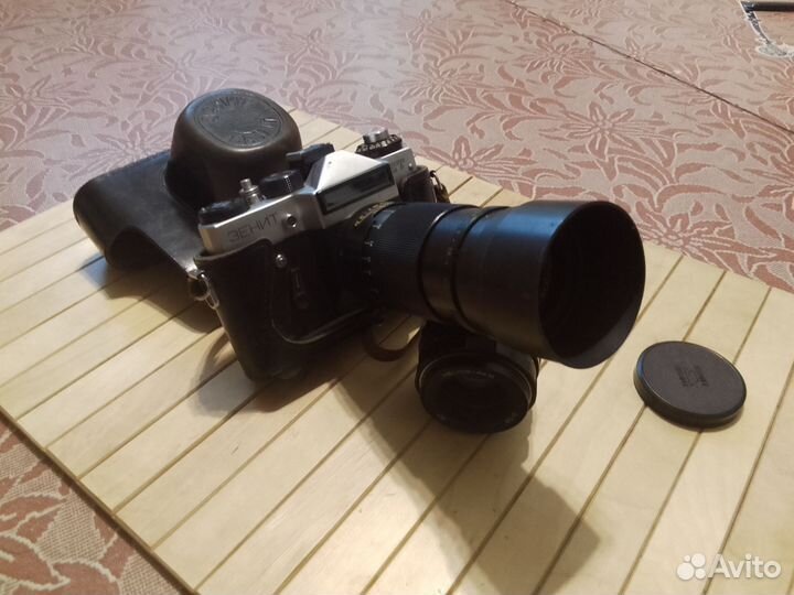 Зенит ет, 2 объектива чехол подсумок, фильтры, эк