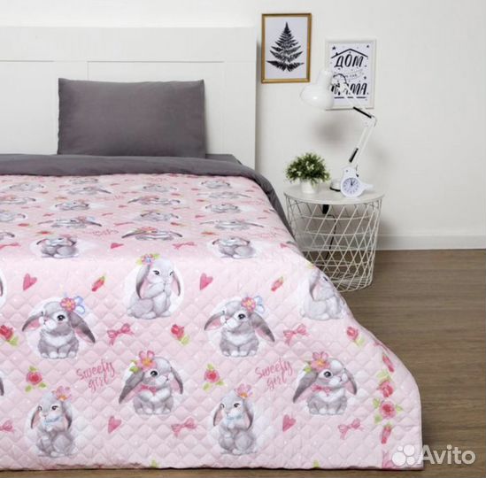 Покрывало и шторы детское любимая доченька