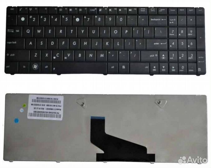Клавиатура Asus K53 X53U X53B K73T черная