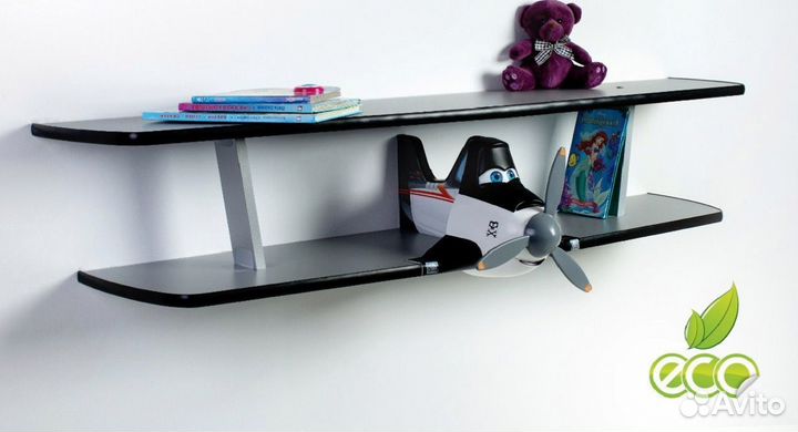 Полочка самолёт двухъярусная