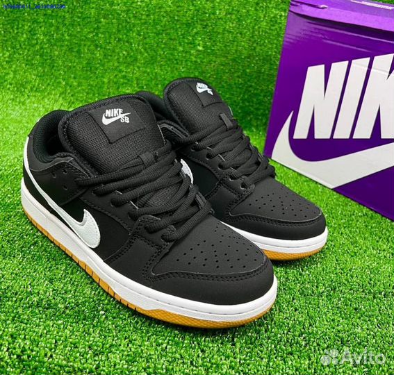 Кроссовки Nike Dunk SB Black Gum
