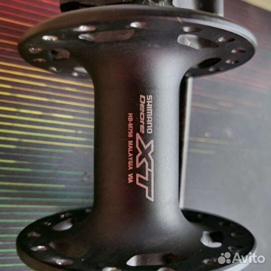 Втулка передняя shimano XT