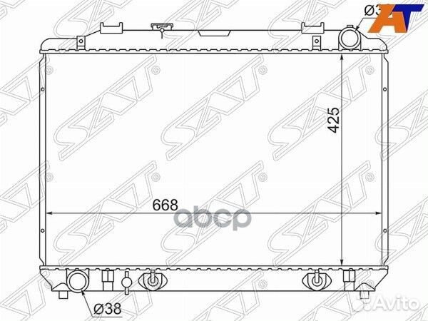 Радиатор toyota town ACE noah/lite ACE CR40 2C