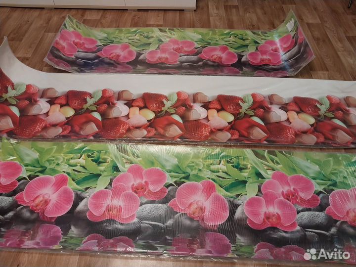 Кухонный фартук из пластика