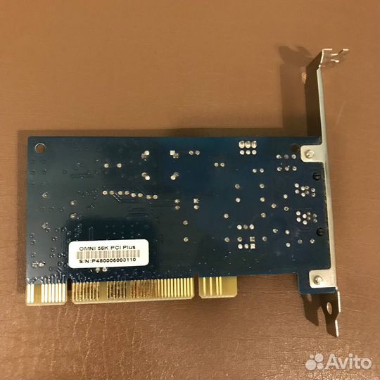 Модем zyxel omni 56K PCI Plus внутренний