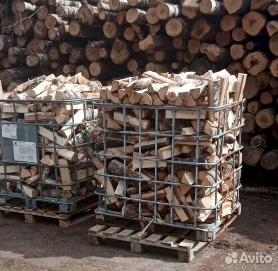 Дрова колотые в укладку