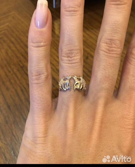 Кольцо со стерхами