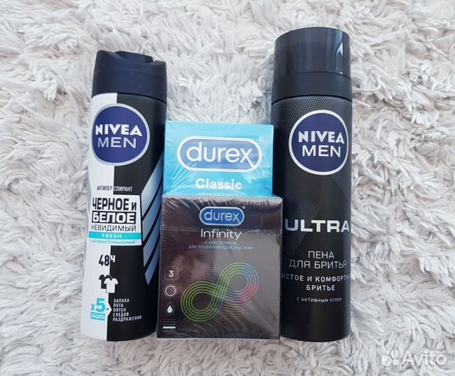 Дезодорант nivea, пена для бритья nivea