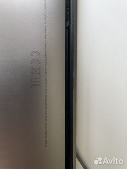 Apple MacBook Pro 13 2020, intel core i7, 16, 512