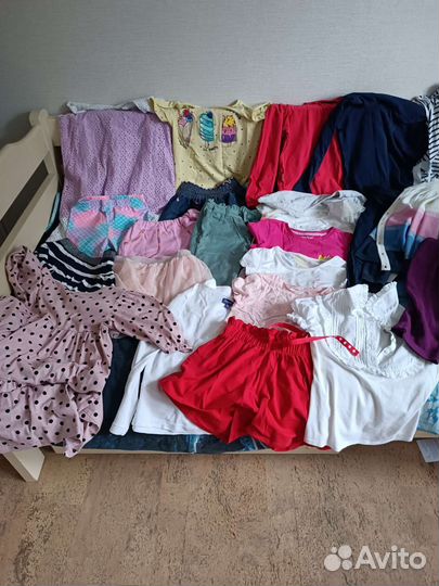 Вещи пакетом на девочку на 122 размер