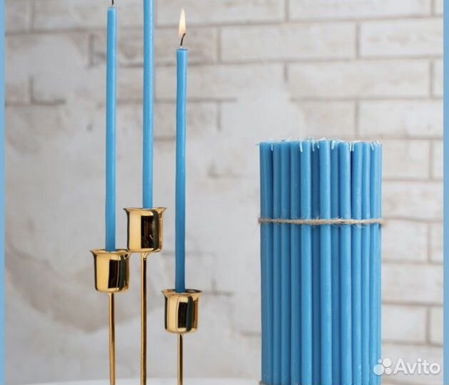 Свечи восковые цветные
