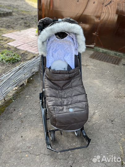 Коляска санки