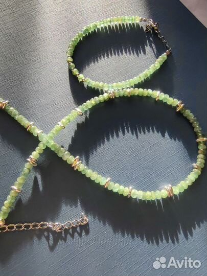 Чокер изумруд