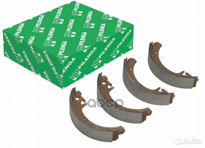 Колодки тормозные барабанные ваз 2108-2112, 217