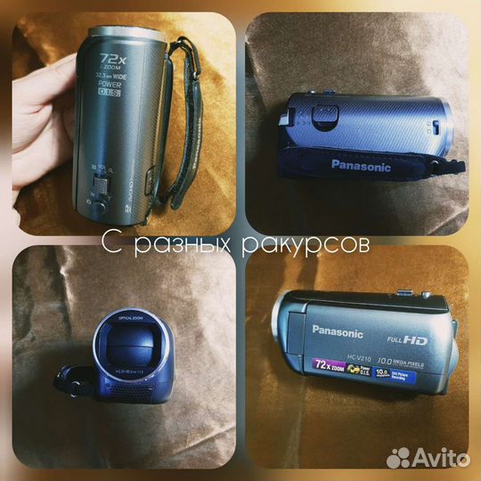 Видеокамера для блогеров Panasonic hc v210