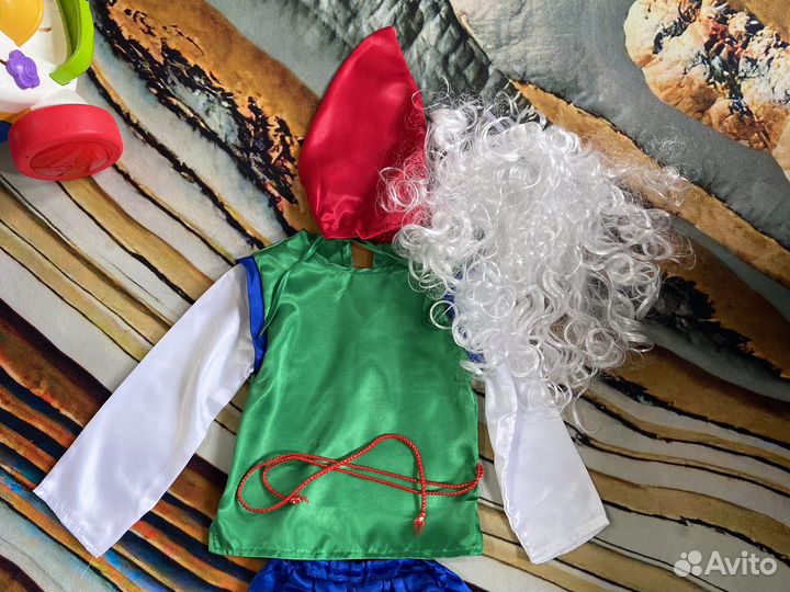 Новогодний костюм для мальчика Гномик