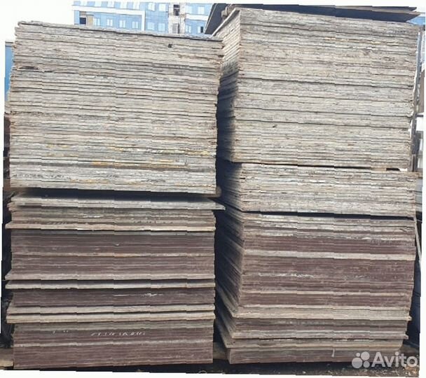 Фанера ламинированная б/у