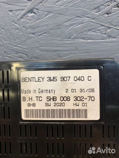 Блок управления кондиционером Bentley Continental