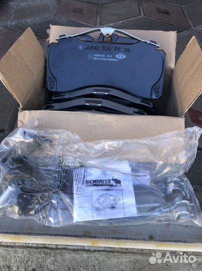 Тормозные колодки schmitz