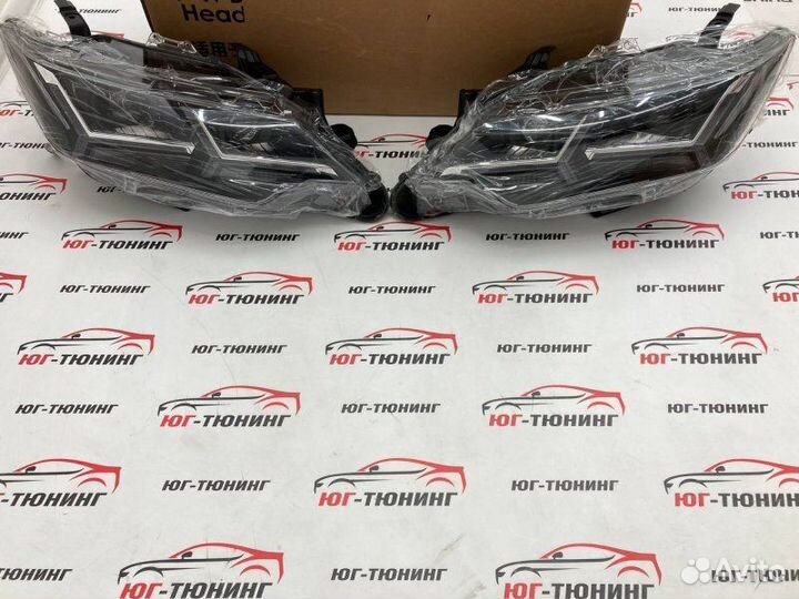 Передние фары camry 50-55 кузова в стиле Lamborghini