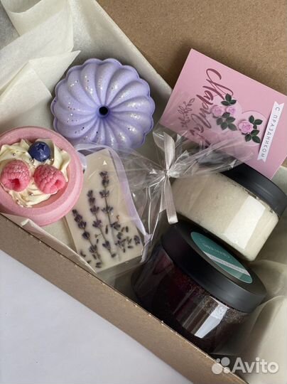 Подарочный набор. Бомбочки для ванны. 8 марта