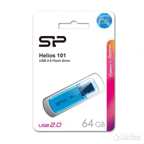 Flash Usb 2.0 Silicon Power Helios 101 на 64GB