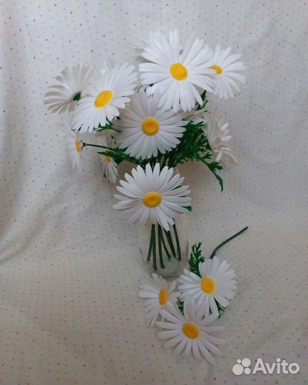 Ромашки Искусственные цветы