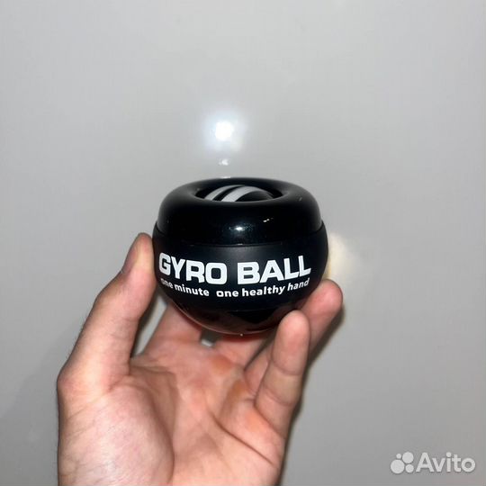 Кистевой гироскопический эспандер gyro ball (черны