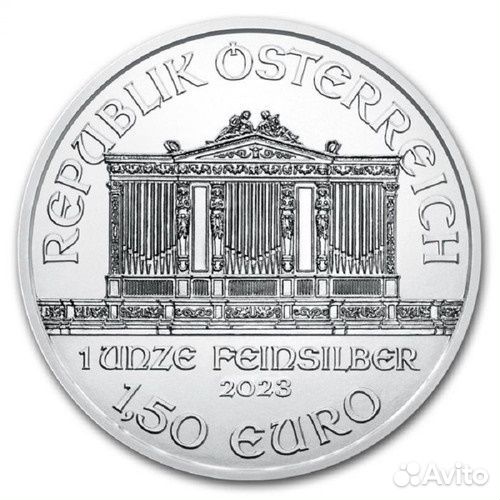 Серебряная монета Австрии Венский Филармоникер