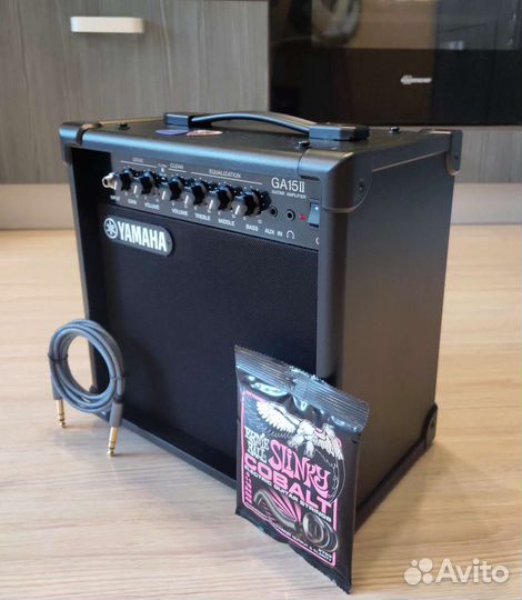 Yamaha GA-15 II + Гитарный Кабель (Комбоусилитель)