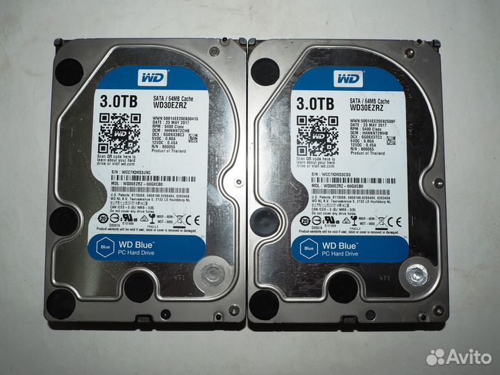 Жесткие диски 3 тб WDC Blue