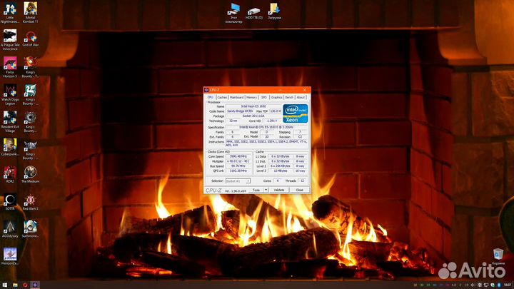 Процессор Xeon e5 1650