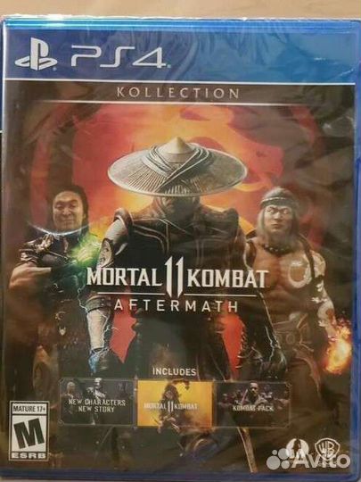 Mortal Kombat 11:Aftermath Kollection ps4(новая)