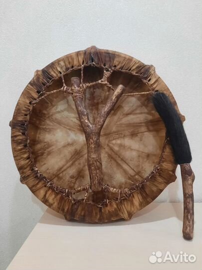 Шаманский бубен с Алтая