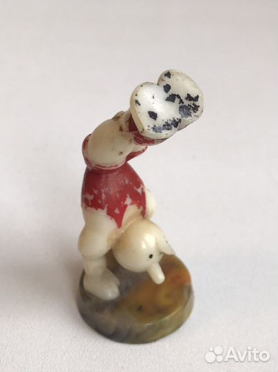 Игрушка СССР фигурка спортсмен 1957г